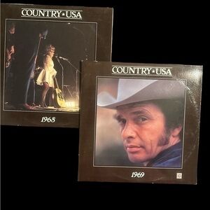 LP 4 records of the greatest country hits 1968 and 1969. T-150